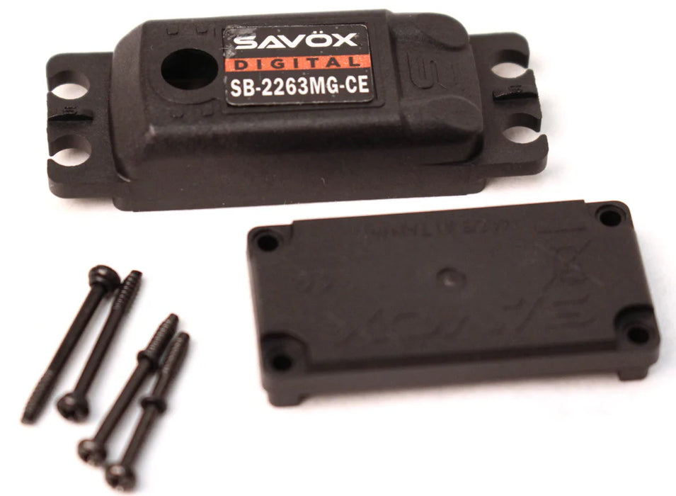 Savox CSB2263MG-CE Top & Bottom Servo Case with Screws for SB2263MG-CE Cavalieri Edition Servo