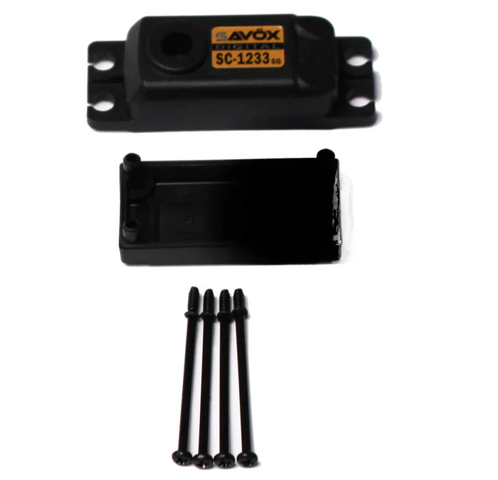 Savox CSC1233SG Top & Bottom Servo Case with 4 Screws for SC1233SG