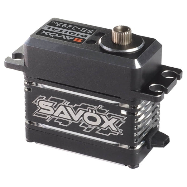 Savox SB-3292SG Black High Voltage Brushless Servo — White Rose