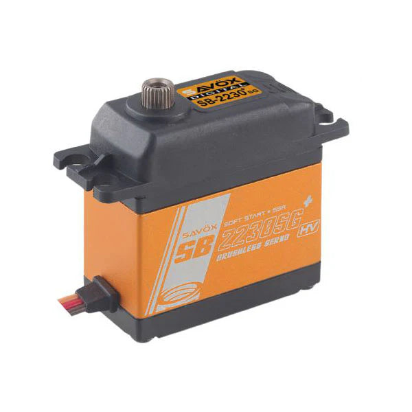 Savox SB2230SGP High Voltage Brushless Digital Servo (Tall) with Soft Start