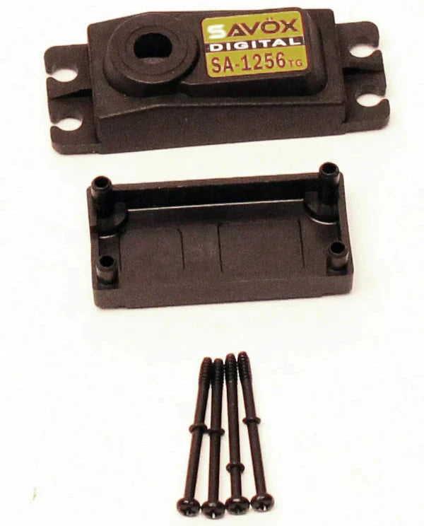 Savox SCSA1256TG Top & Bottom Servo Case with Screws for SA1256TG