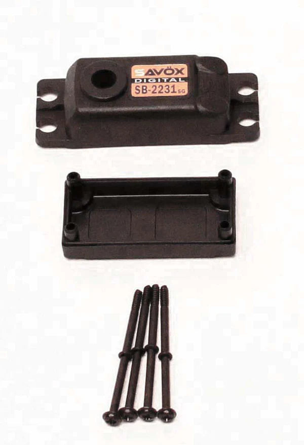 Savox SCSB2231SG Top & Bottom Servo Case with Screws for SB2231SG