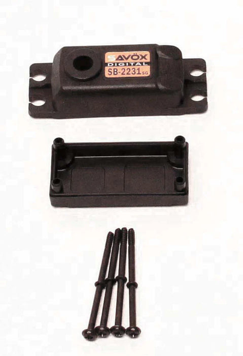 Savox SCSB2231SG Top & Bottom Servo Case with Screws for SB2231SG