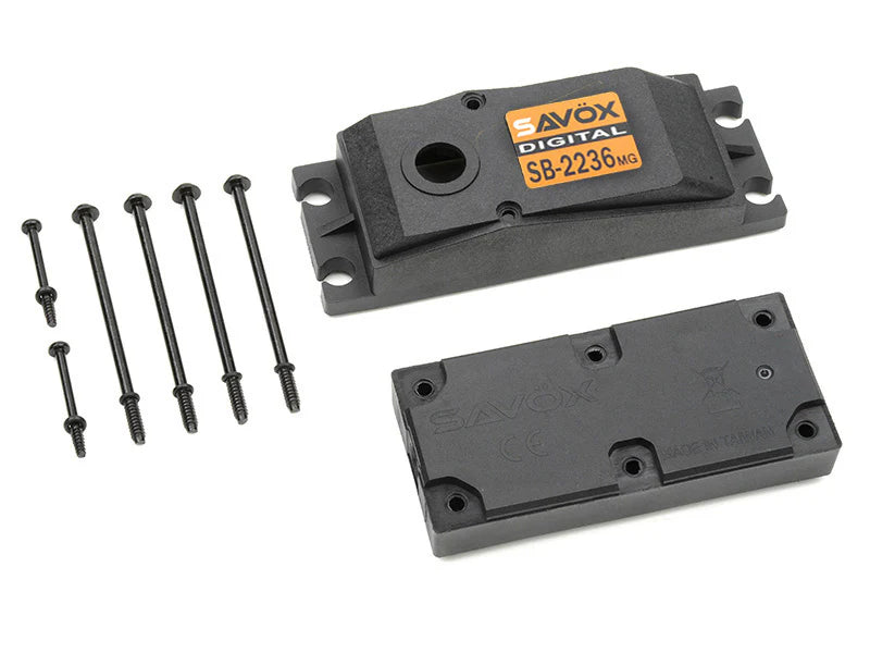 Savox SCSB2236MG Top & Bottom Servo Case with Screws for SB2236MG