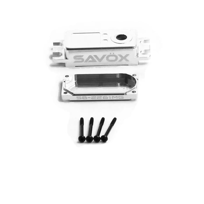 Savox SCSB2261MG Top & Bottom Servo Case with 4 Screws for SB2261MG