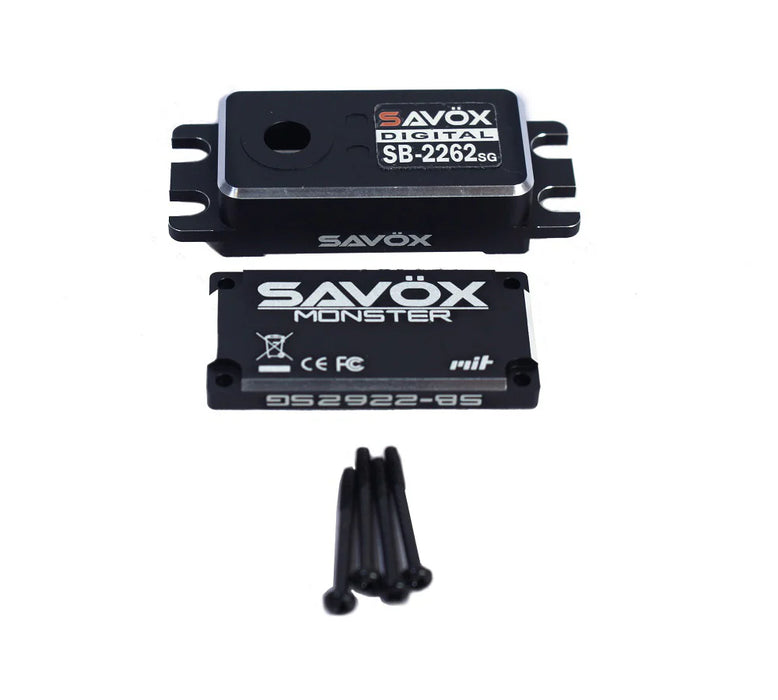 Savox SCSB2262SG Top & Bottom Servo Case Set with 4 Screws for SB2262SG