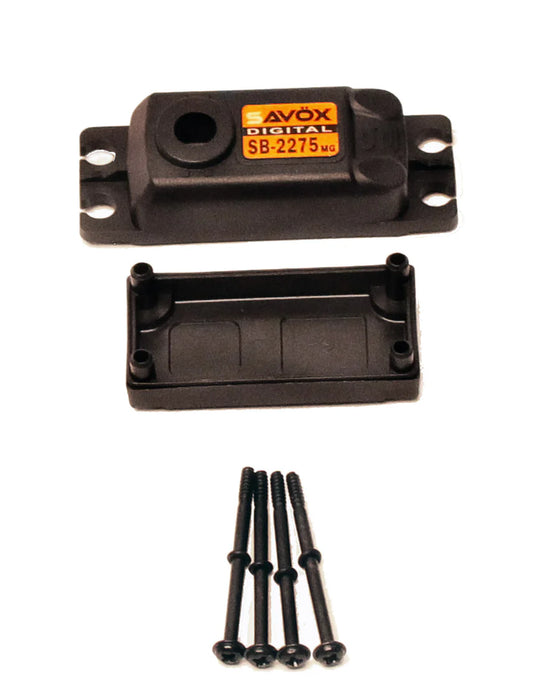 Savox SCSB2275MG Top & Bottom Servo Case with 4 Screws for SB2275MG