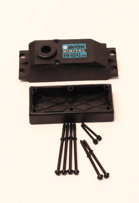 Savox SCSW0241MG Top & Bottom Servo Case with 4 Screws for SW0241MG