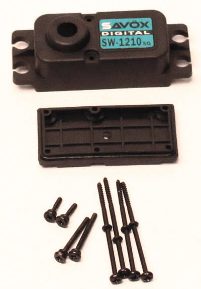 Savox SCSW1210SG Top & Bottom Servo Case with 8 Screws for SW1210SG & SW1210SG-BE