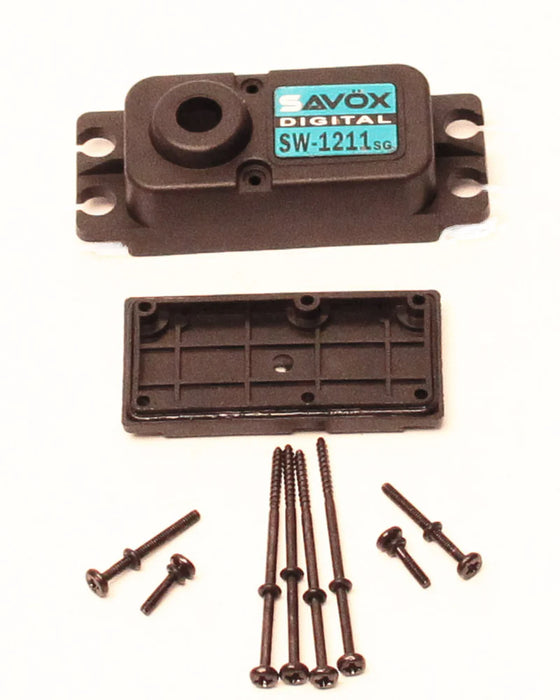 Savox SCSW1211SG Top & Bottom Servo Case with 8 Screws for SW1211SG & SW1211SG-BE