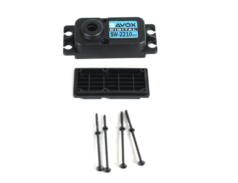 Savox SCSW2210SG Top & Bottom Servo Case with 8 Screws for SW2210SG & SW2210SW-BE