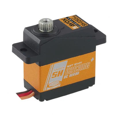 Savox SH0263MGP Micro Digital Servo with Soft Start