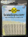 ScaleSigns HO-13 HO Scale Jersey Barriers (A, B, C Parts)