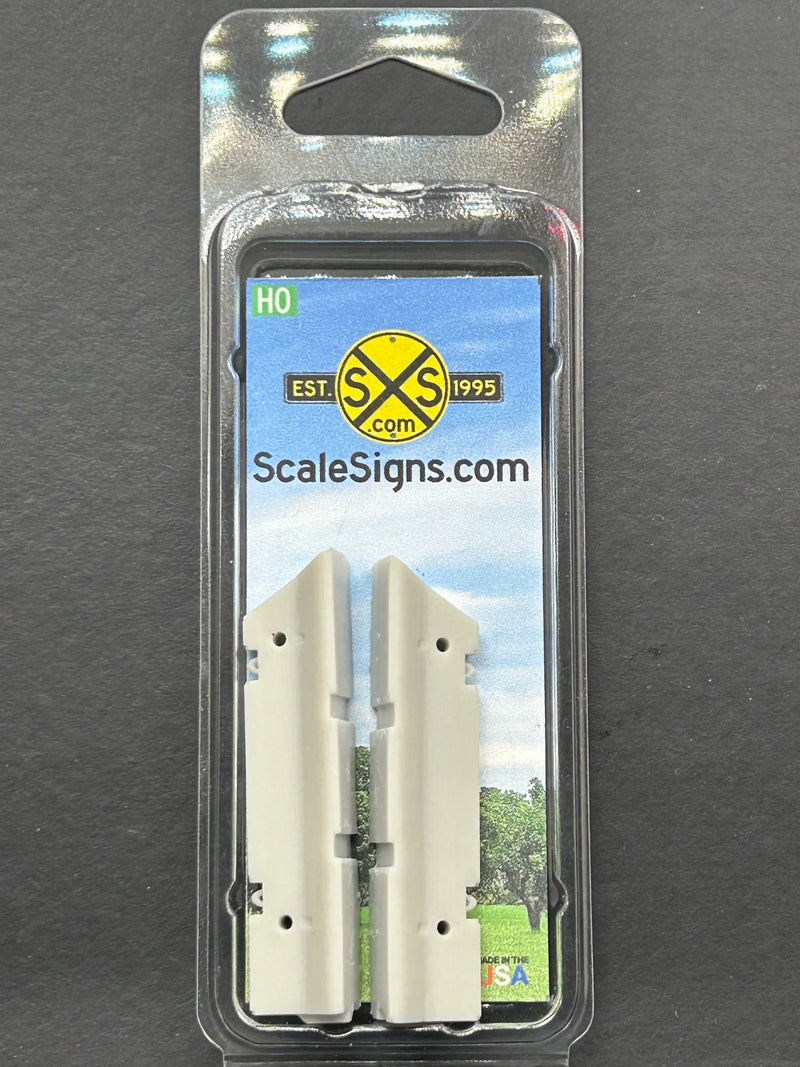 ScaleSigns HO-13 HO Scale Jersey Barriers (A, B Ends)