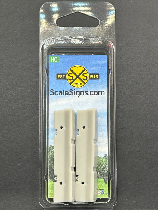 ScaleSigns HO-13 HO Scale Jersey Barriers Centers (2 Pack)