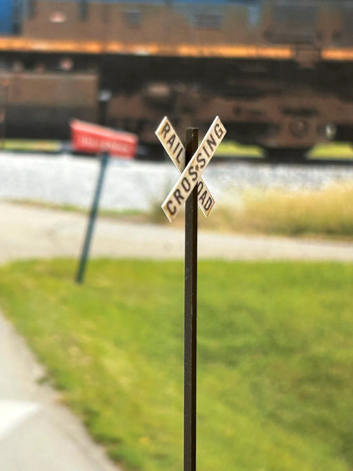 ScaleSigns HO-2008-3D HO Scale 3D Crossbucks Sign
