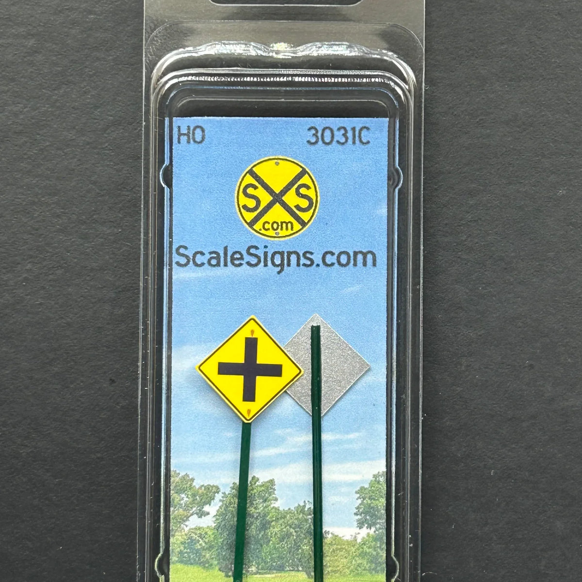 ScaleSigns HO-3031C HO Scale Intersection Sign (2 Pack) — White Rose ...