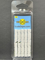 ScaleSigns N-13-v3 N Scale Jersey Barriers