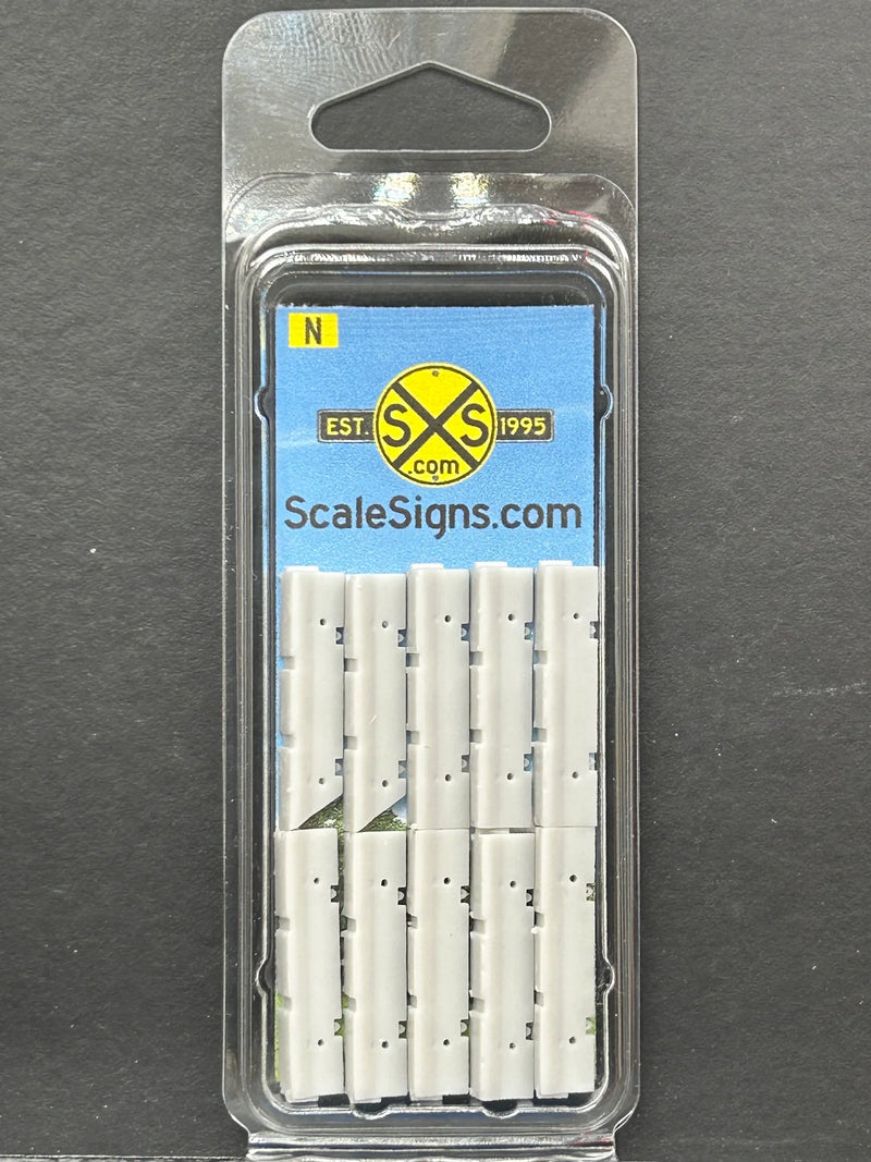 ScaleSigns N-13-v3 N Scale Jersey Barriers