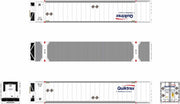 ScaleTrains 10472 HO Scale CIMC 53' Reefer Container Quixtrax QTXU 3 Pack #3