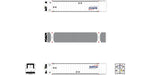ScaleTrains 10651 N Scale CIMC 53' Reefer Container Quicktrax QTUX 6259