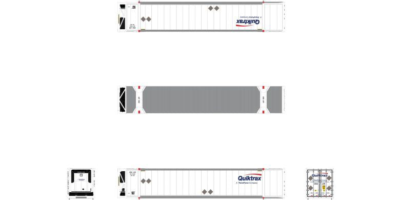 ScaleTrains 10651 N Scale CIMC 53' Reefer Container Quicktrax QTUX 6259