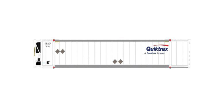 ScaleTrains 10651 N Scale CIMC 53' Reefer Container Quicktrax QTUX 6259