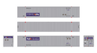 ScaleTrains 11588 HO Scale CIMC 53' Dry Container FedEx 3-Pack #2
