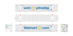 ScaleTrains 11605 HO Scale CIMC 53' Dry Container Walmart WAMU 3 Pack #3