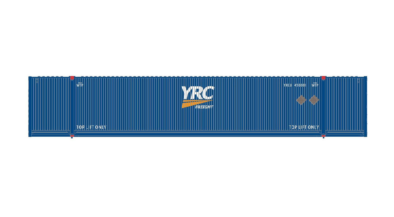 ScaleTrains 11609 HO Scale CIMC 53' Dry Container YRC Freight 3-Pack #1