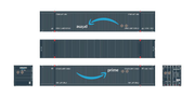 ScaleTrains 11613 HO Scale CIMC 53' Dry Container Amazon Prime AZNU 190059