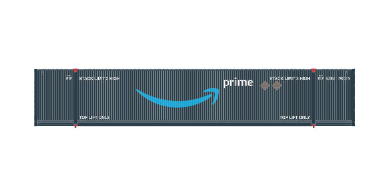 ScaleTrains 11614 HO Scale CIMC 53' Dry Container Amazon Prime AZNU 190150