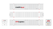 ScaleTrains 11635 HO Scale CIMC 53' Dry Container XPO Logistics 410313
