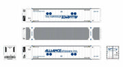 ScaleTrains 11697 HO Scale CIMC 53' Reefer Container Alliance Shippers ASIU 3 Pack #2