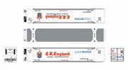 ScaleTrains 11700 HO Scale CIMC 53' Reefer Container CR England CREU 3 Pack #2