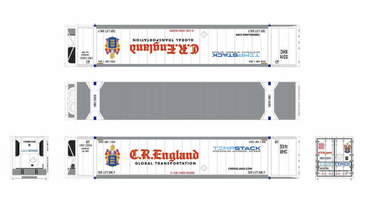 ScaleTrains 11700 HO Scale CIMC 53' Reefer Container CR England CREU 3 Pack #2