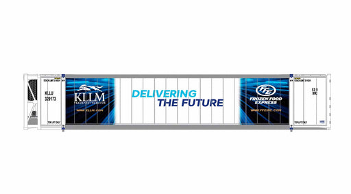 ScaleTrains 11703 HO Scale CIMC 53' Reefer Container KLLM Transporters KLLU 3 Pack #2
