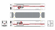 ScaleTrains 11705 HO Scale CIMC 53' Reefer Container Go 2 Logistics GTJU 3 Pack #1