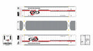 ScaleTrains 11705 HO Scale CIMC 53' Reefer Container Go 2 Logistics GTJU 3 Pack #1