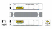 ScaleTrains 11711 HO Scale CIMC 53' Reefer Container JB Hunt JBRU 3 Pack #3
