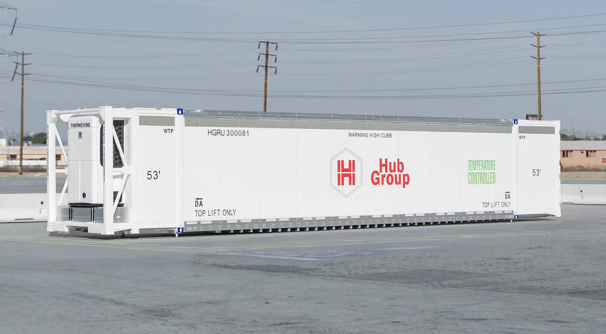 ScaleTrains 11728 HO Scale CIMC 53' Reefer Container with Sound Hub Gr ...