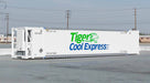 ScaleTrains 11738 HO Scale CIMC 53' Reefer Container with Sound Tiger Cool Express TGXU 560351