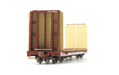 ScaleTrains 31161 Rivet HO Scale BSC F68AH Bulkhead Flatcar Trailer Train Red TTPX 80113