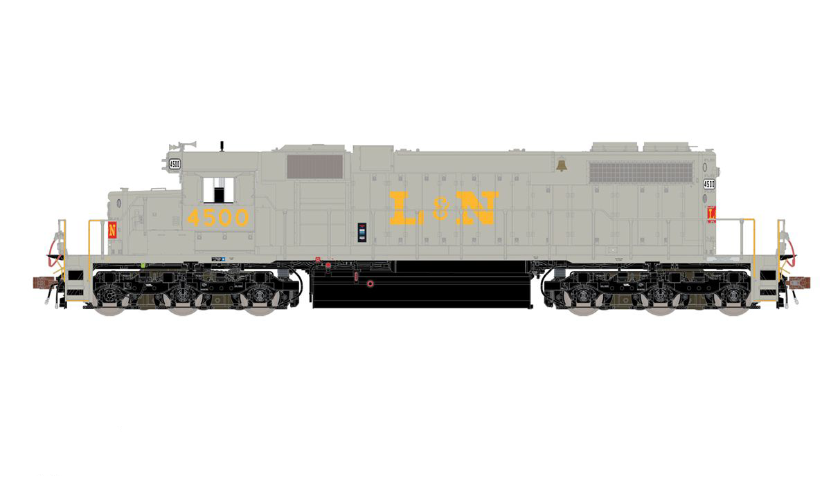 ScaleTrains 33129 HO Scale EMD SD38-2 Diesel L&N 4500 - DCC LokSound