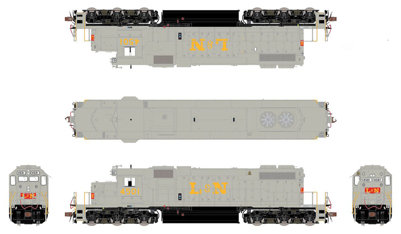 ScaleTrains 33136 HO Scale EMD SD38-2 Diesel L&N 4503