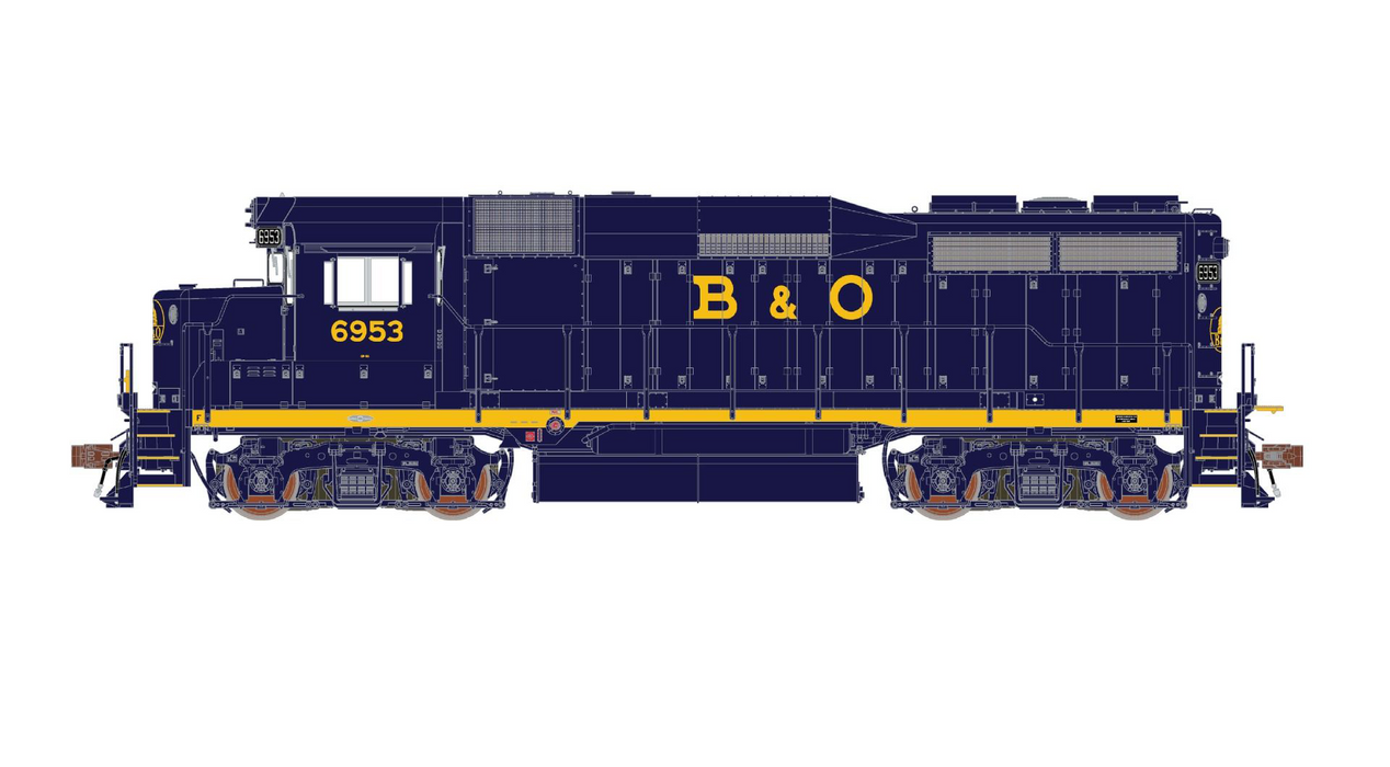 ScaleTrains 39214 HO Scale EMD GP30 Baltimore & Ohio "Unique Dome" B&O 6953