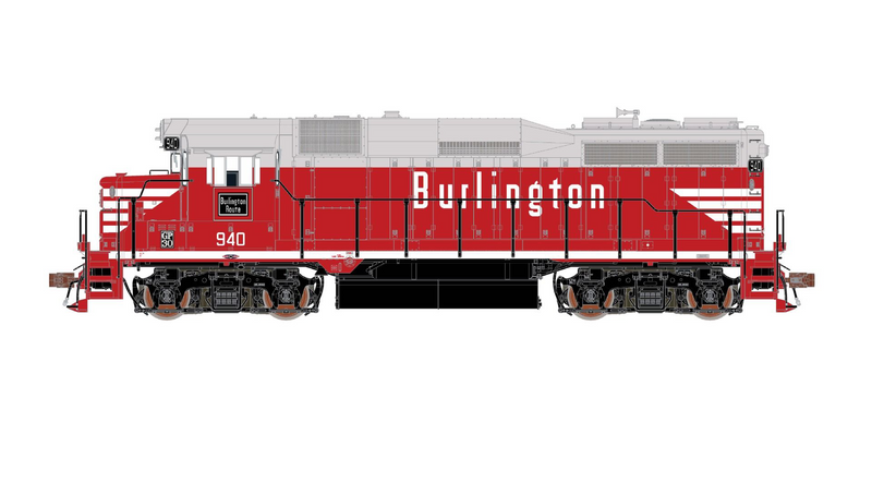 ScaleTrains Rivet 39215 HO Scale EMD GP30 Burlington "Redbird"  CB&Q 940