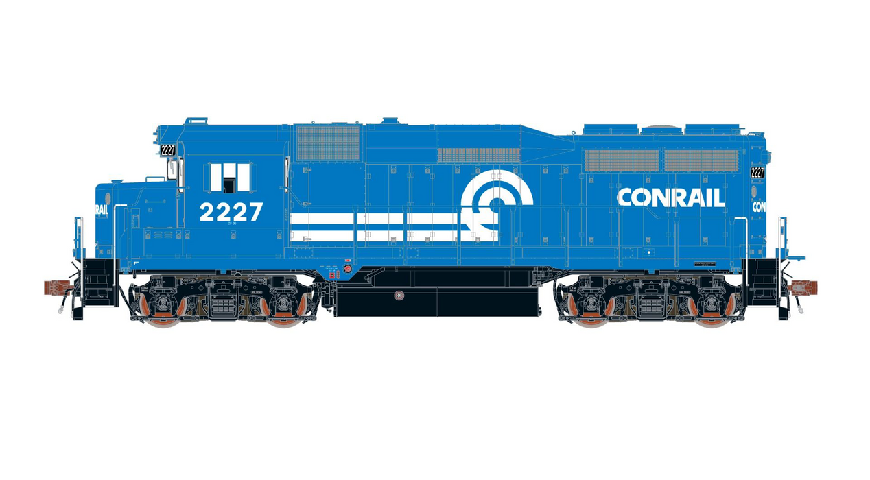 ScaleTrains Rivet 39228 HO Scale EMD GP30 Conrail CR 2227