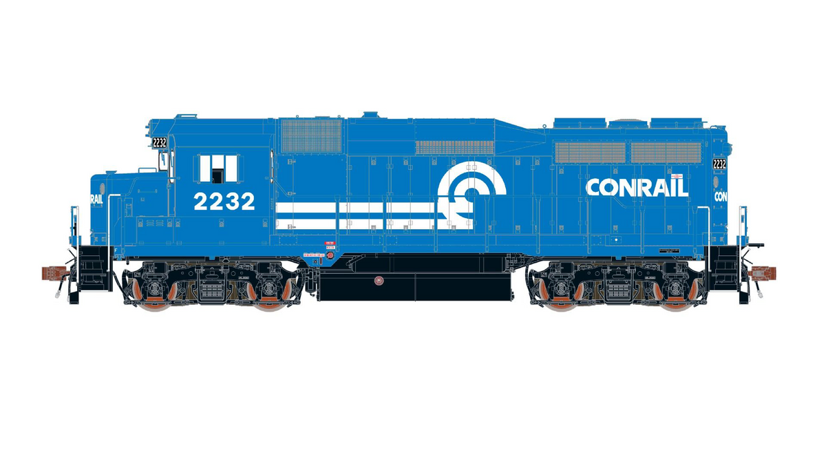 ScaleTrains Rivet 39231 HO Scale EMD GP30 Conrail CR 2232 DCC LokSound