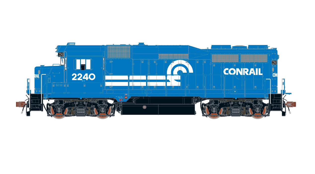 ScaleTrains Rivet 39236 HO Scale EMD GP30 Conrail CR 2240